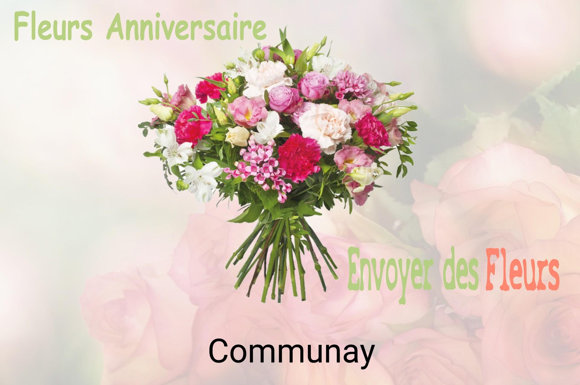 Bouquet de fleurs d’anniversaire livré à Communay